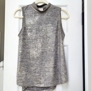 High Neck Shimmer Tank
